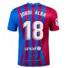 Maglia ufficiale Barcellona Jordi Alba 18 Casa 2021-22 per Uomo